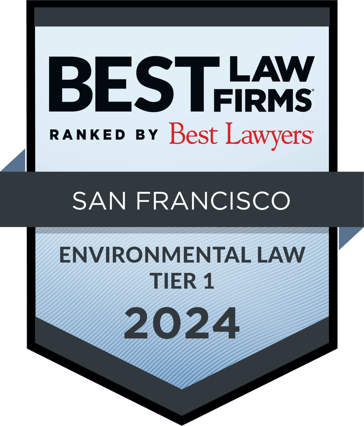 Best Law Firms San Francisco - Regional Environmental Law Tier 1 Badge